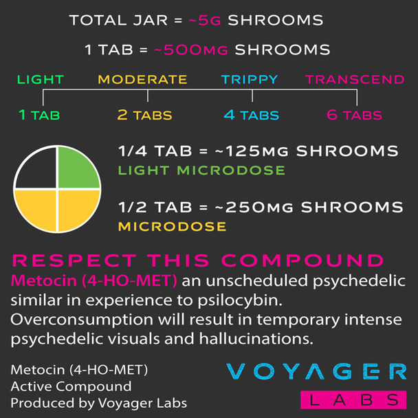 XÜM Personal Pack – 10-Tab Chewable Shroom Experience (Metocin 4-HO-MET)