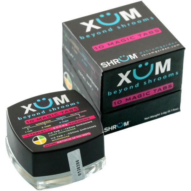 XÜM Personal Pack – 10-Tab Chewable Shroom Experience (Metocin 4-HO-MET)
