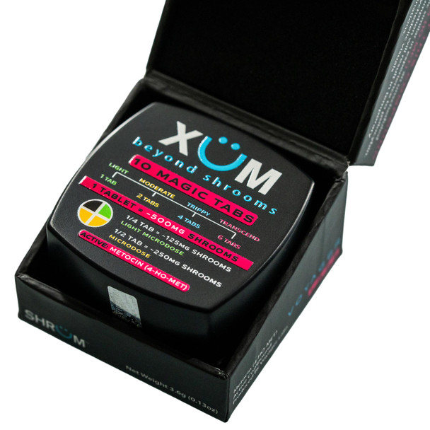 XÜM Personal Pack – 10-Tab Chewable Shroom Experience (Metocin 4-HO-MET)