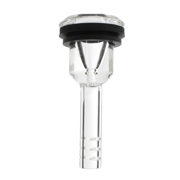 White Rhino replacement part bowl downstem for the ez clean bubbler hand pipe edition 2 V6 close up