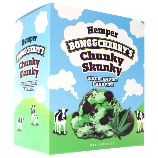 Hemper Bong & Cherry's Ice Cream Hand Pipe