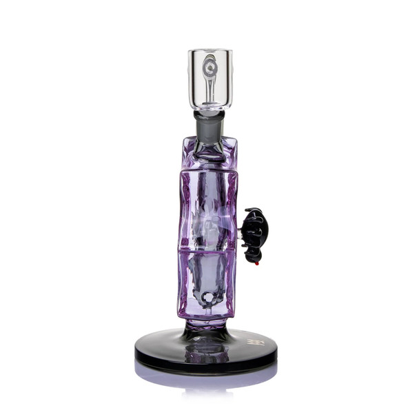 Side image of the MJ Arsenal Nightcrawler Dab Rig side image halloween themed dab rig