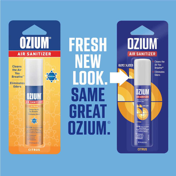 Ozium Air Sanitizer Spray, Citrus, Travel Size