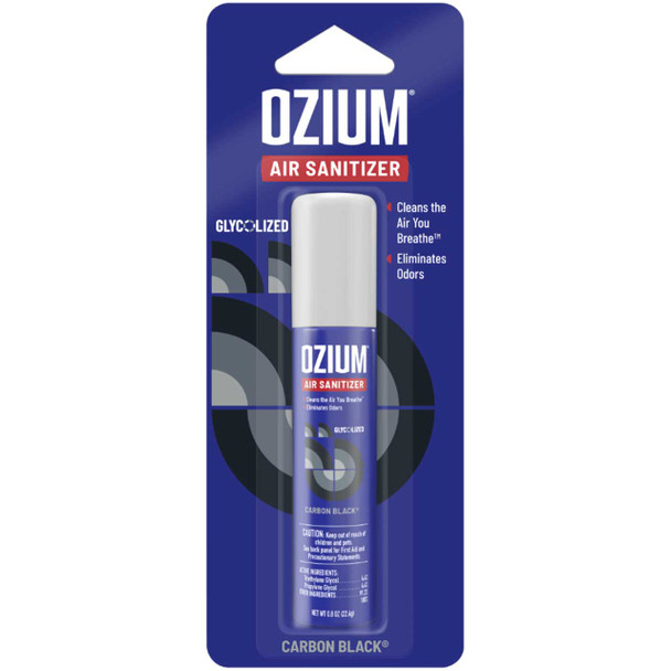 Ozium Air Sanitizer Spray, Carbon Black, Travel Size