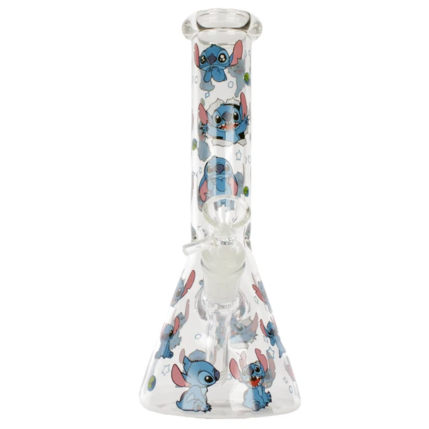 10" Blue Alien Beaker Water Pipe