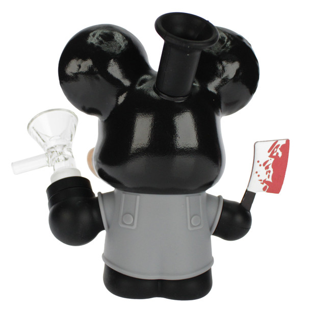 backside image of the Silicone Zombie Mouse Water Pipe