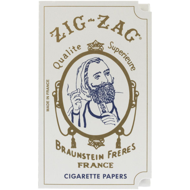 Zig-Zag Original White Single Wide Rolling Papers booklet.
