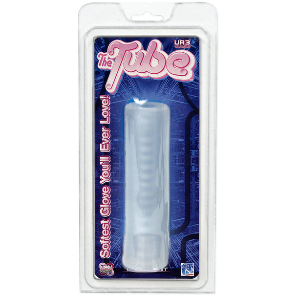 Doc Johnson's The Tube UltraSkyn Masturbator packaged individually.