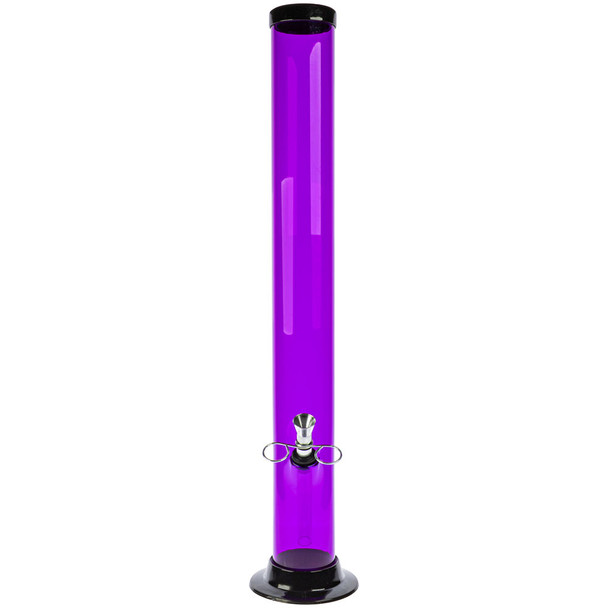 JM Enterprises 18" Straight Acrylic Bong, Assorted Colors
