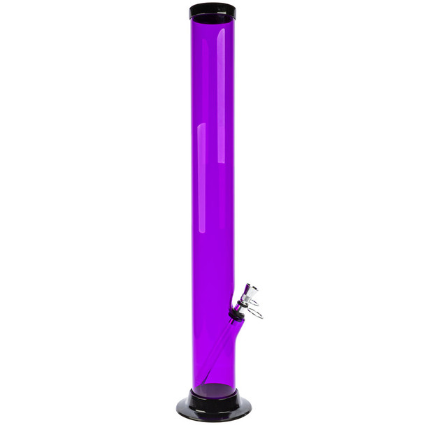 JM Enterprises 18" Straight Acrylic Bong, Assorted Colors