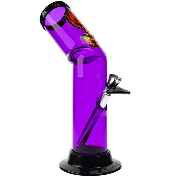 Side image of Headway 10" Lazy Boy Acrylic Bong with Pull Slide.