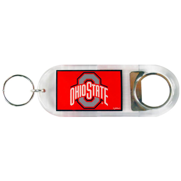 Ohio State Bottle Opener Keychain