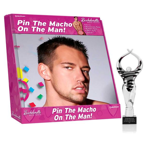 Pin The Macho On The Man Bachelorette Party
