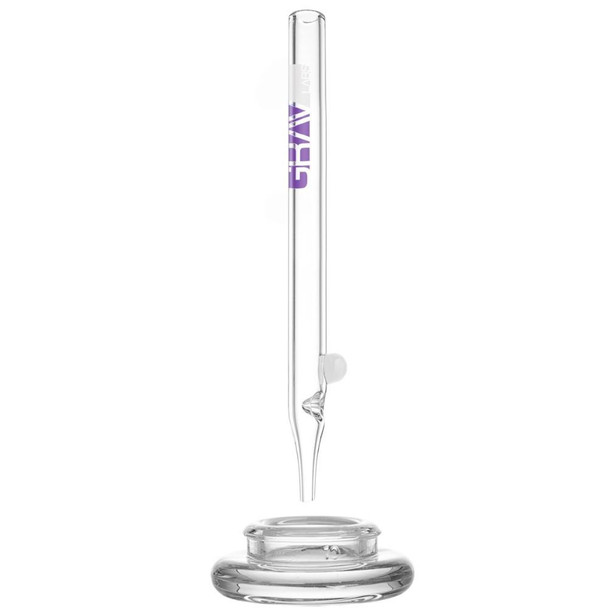 7" GRAV Vapor Straw & Dish - Purple