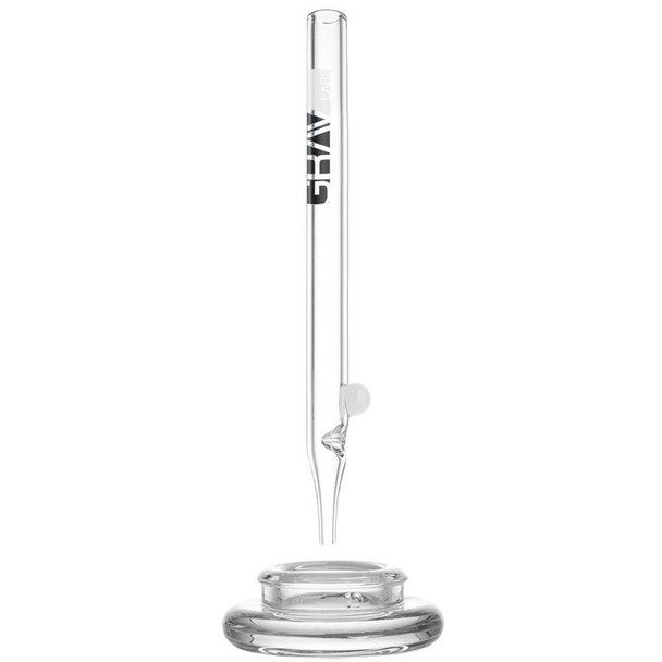 7" GRAV Vapor Straw & Dish - Black