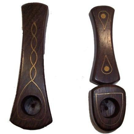 4" Brass-Inlayed Pipe with Swivel Cap