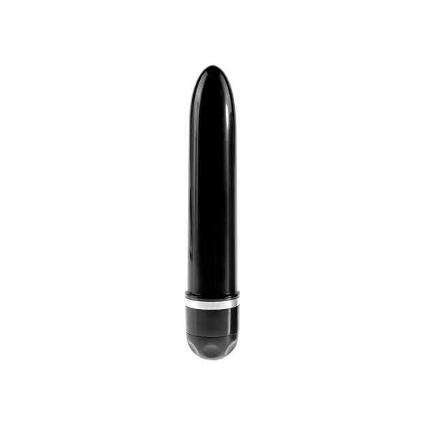 Black bullet vibe included with every King Cock, to be used together or separately.