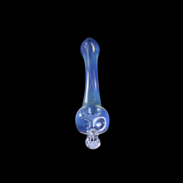 Color Change Gandalf Skull Pipe from Chameleon Glass.