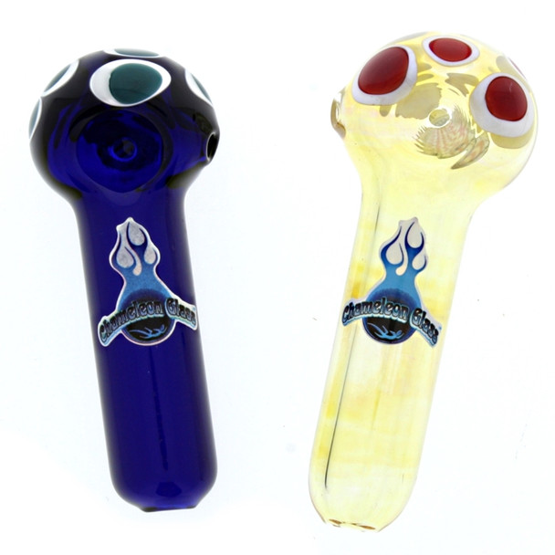 Chameleon Glass Double Dot Glass Pipe