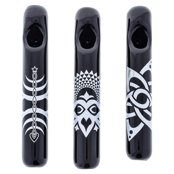 Jellyfish Glass Techno Tribal Steamroller Pipe