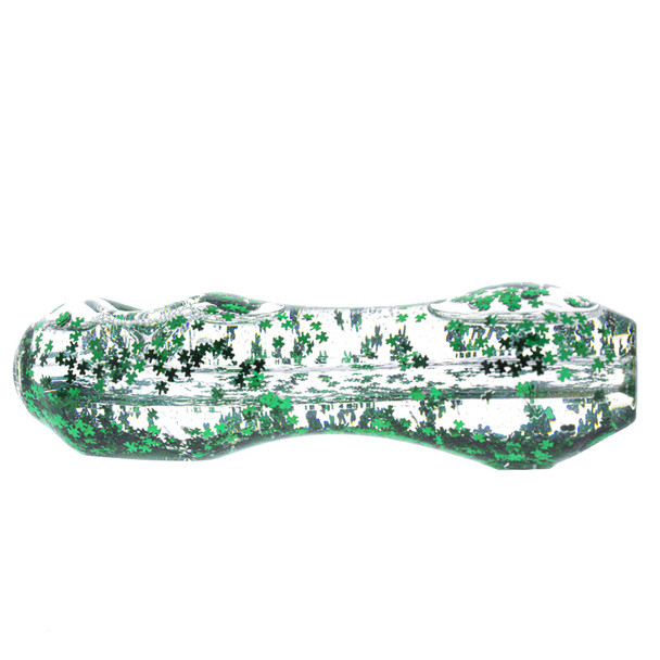 The perfect hard to buy for gift is here with UV reactive specks and green shamrock clovers inside.