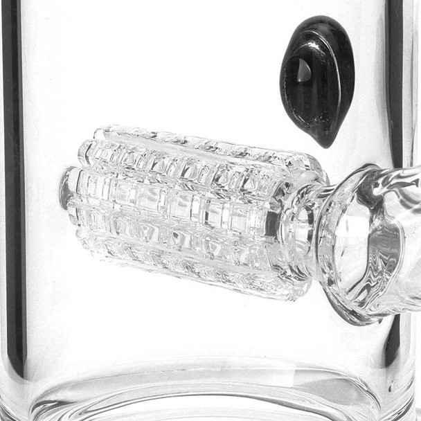 The first percolator is the horizontal Matrix Perc, featuring many rows of slits to maximize the percolation of your smoke with the water.