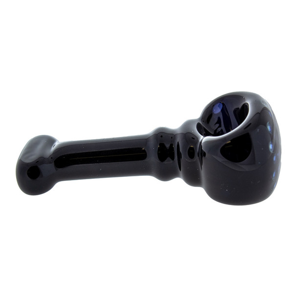 Black Honeycomb Spoon Glass Pipe wholesale headshop