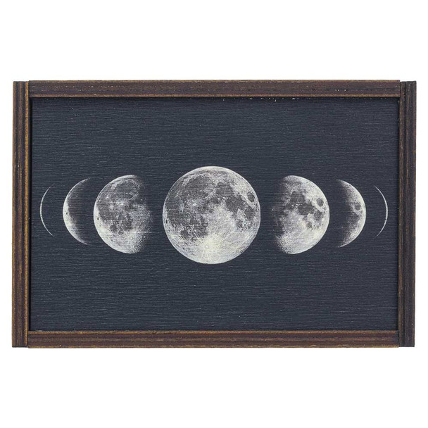 Top view of Moon Phases medium stash box.