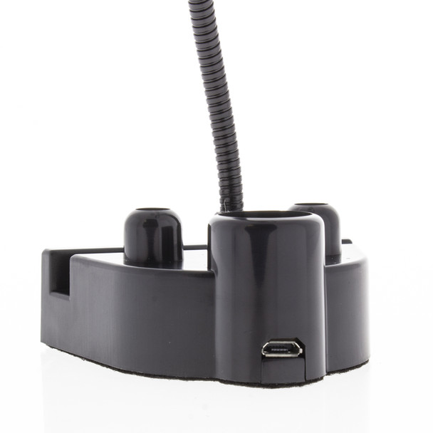 Charging port of the Raw prespector magnetic magnify glass.