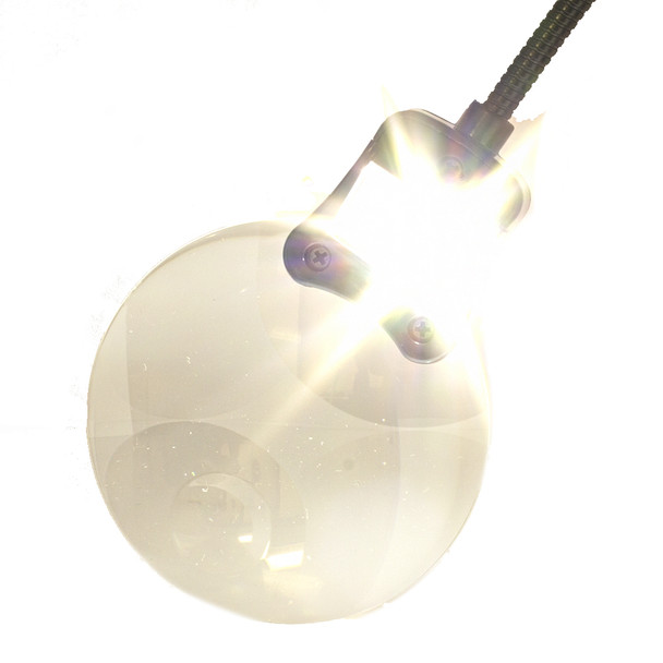 Raw prespector magnetic magnify glass with light.