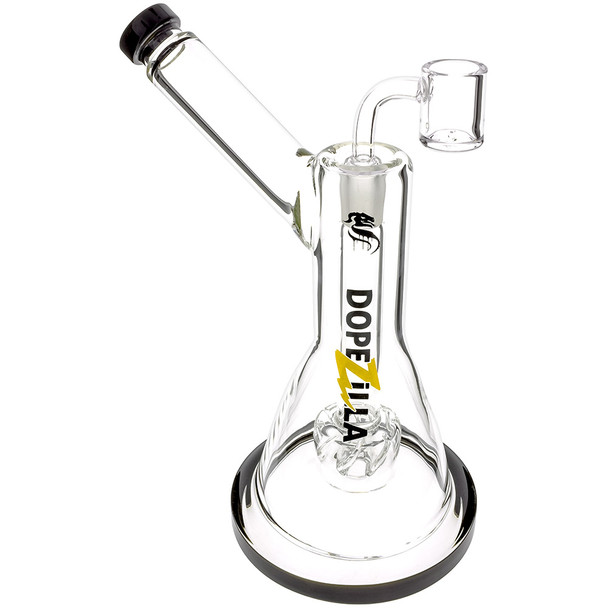 Quarter view of this unique beaker-shaped Basilisk rig.