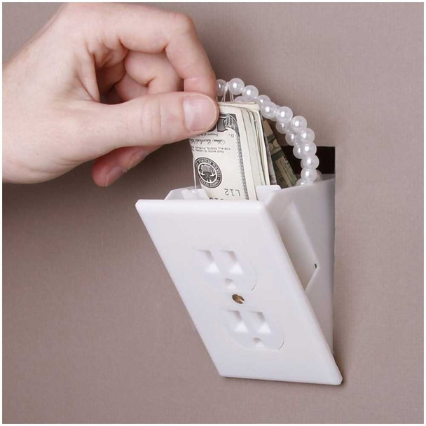 Hidden Wall Outlet Security Safe