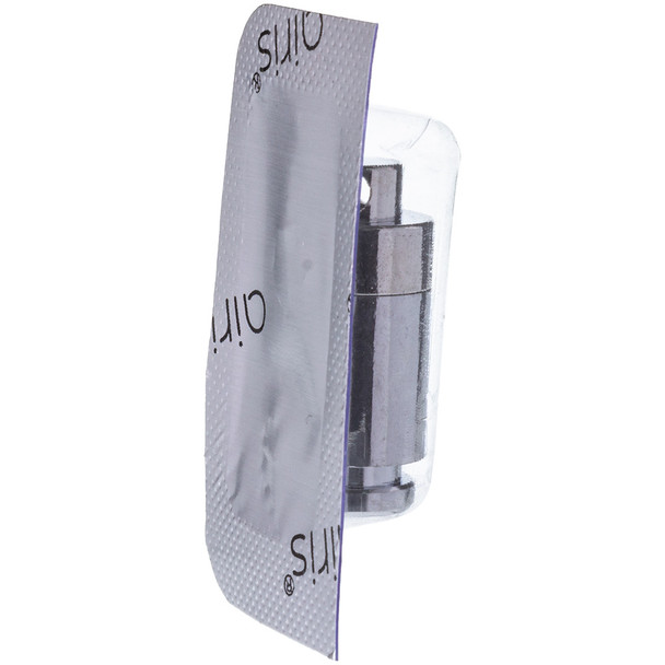 Rear quarter view of a packaged heating coil.