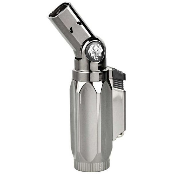 Silver Special Blue Laser Mini Torch Lighter