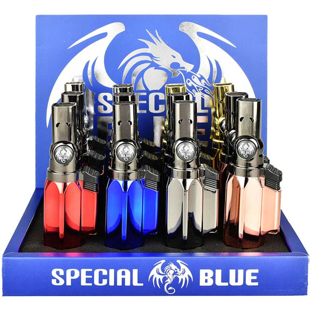 Special Blue Laser Mini Torch Lighter in assorted colors
