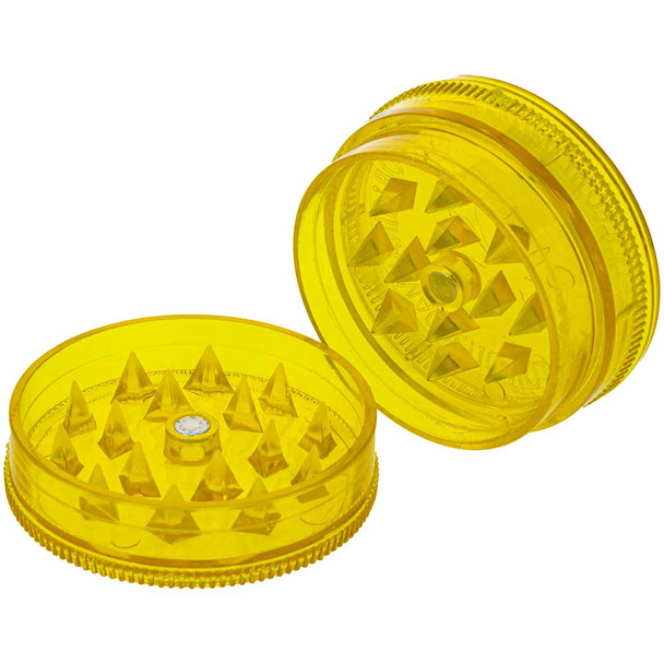 Mini 35mm Acrylic Grinder with Stash, Assorted Colors