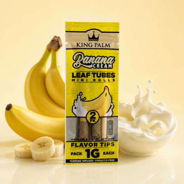 King Palm 2 Mini Rolls – Banana Cream