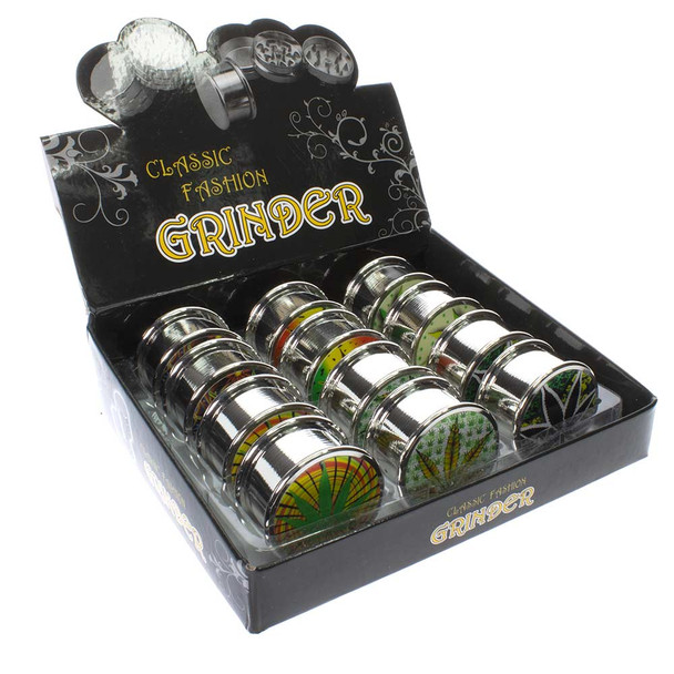 Boxed 2 part leaf grinder.