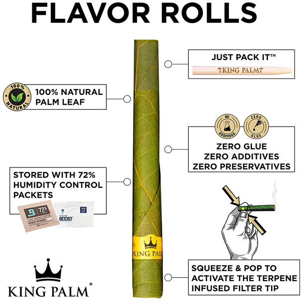 King Palm Watermelon Wave Terpene Infused Pre-Rolled Slim Cones