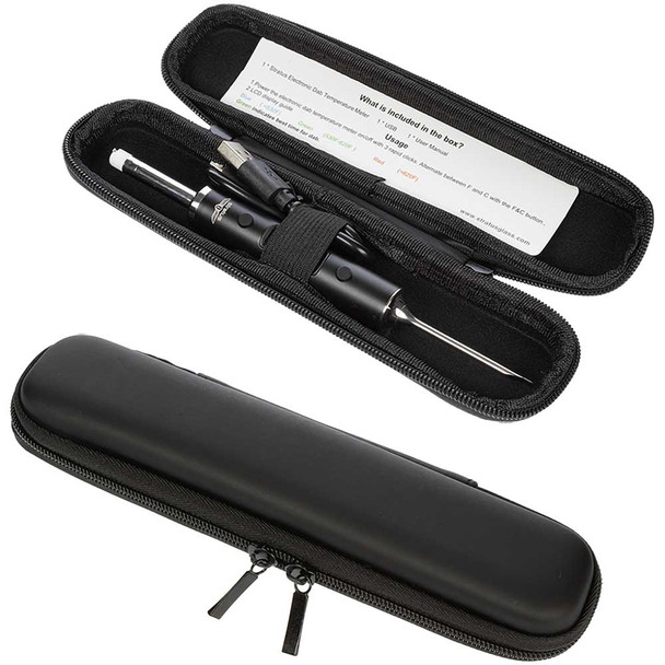 Stratus Terpometer Precise Temperature Reader carry case. Precise temperature reader Dabbing accessory