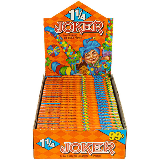 Joker Orange 1 1/4 Slow Burning Rolling Paper