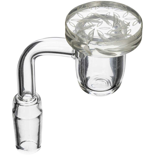 Coin carb cap on top of a banger (banger not included).