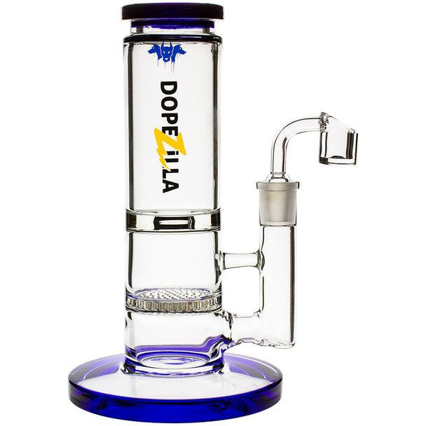 Dopezilla 8" Cerberus Dab Rig, Dark Blue
