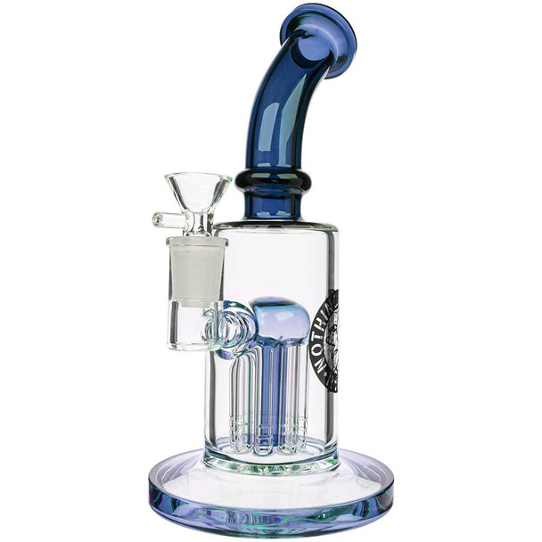 Flying Pig 10" Tree Perc Banger Hanger Bong, Blue