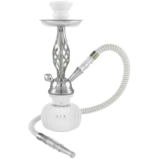 Premium Hookah 12" Swirl 1-Hose Hookah, Assorted Colors