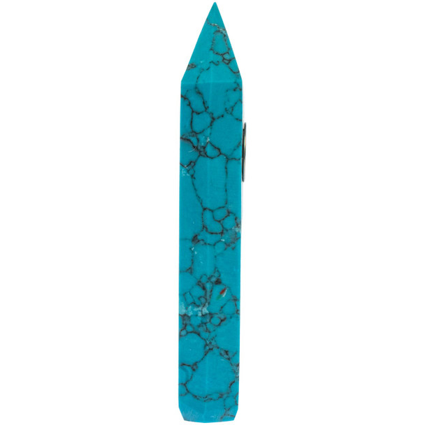 Turquoise Crystal Hand Pipe