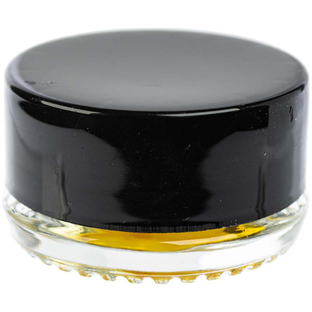 Glass container with 2 grams of Gelato-derived Delta 10 Diamonds.