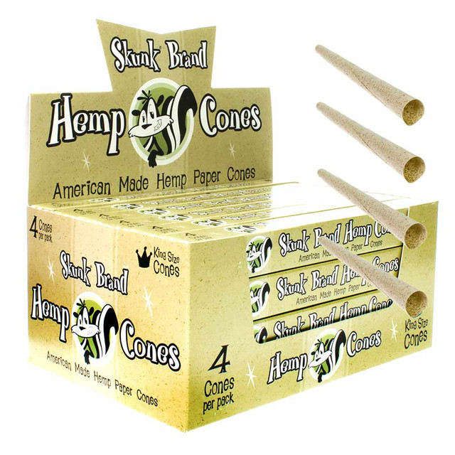 EZ Wider Organic Hemp Cones 1 1/4 Size, 32 Pack Waterbeds 'n' Stuff