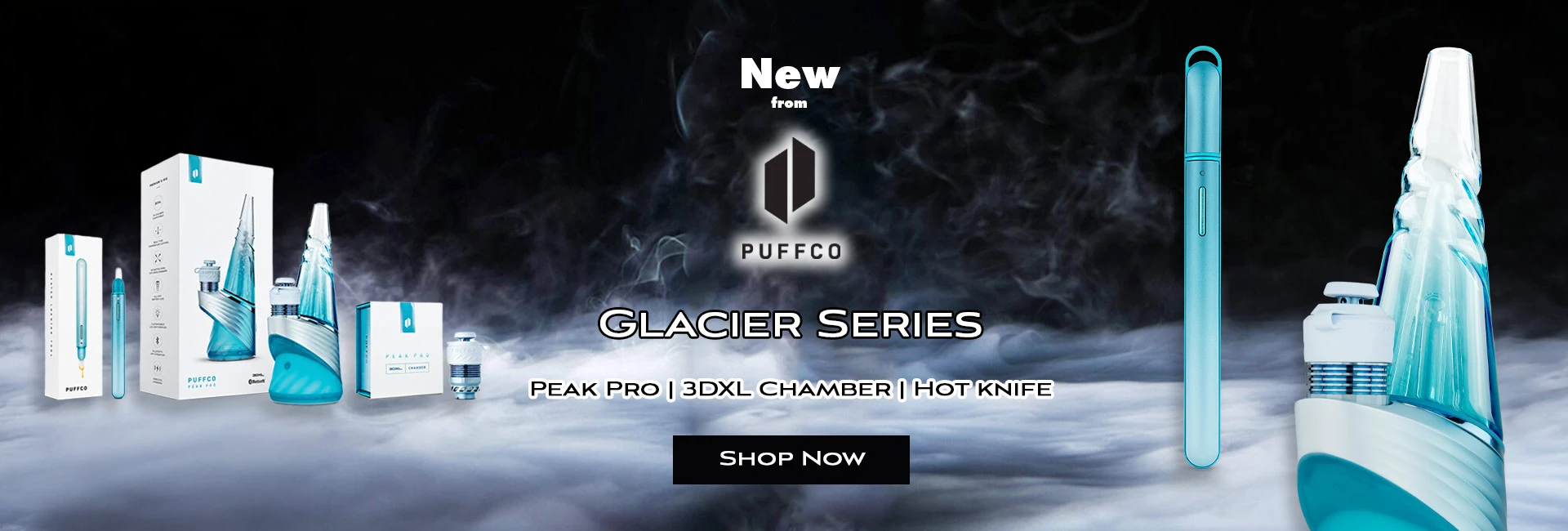 Shop the new puffco drop glacier in the Peak pro, hot knife and 3DXL chamber shipped fast to you or on sale in a store near you.