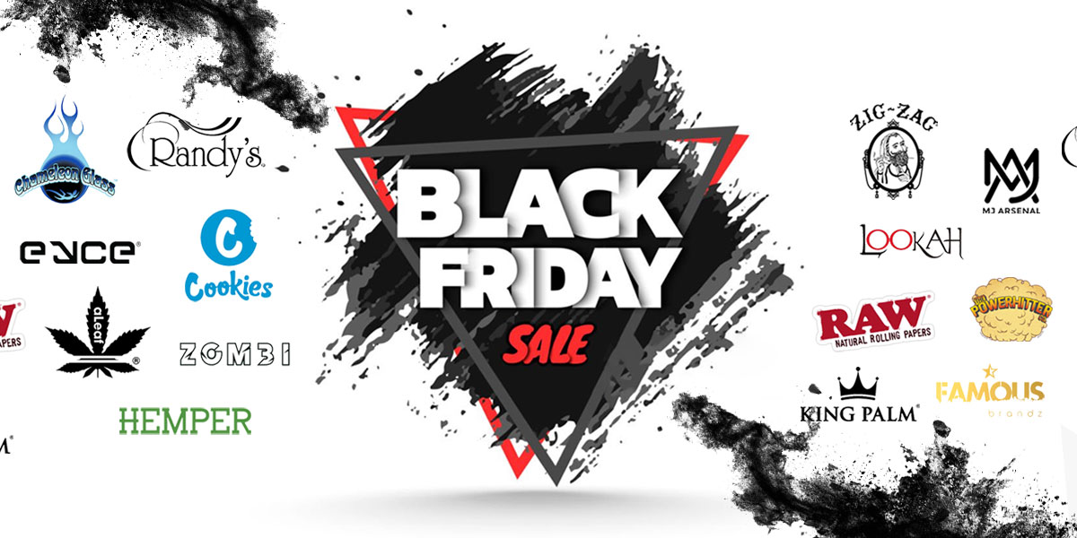 Cyber Monday graphic with glitch effect.
